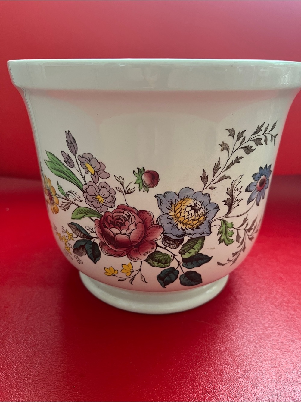 Copeland Spode Great Britain Romney F 960 planter 6”H 6”3/4 D